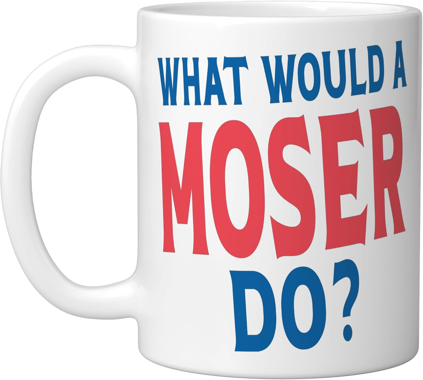Taza Cerámica Moser Nombre Familiar Blanco