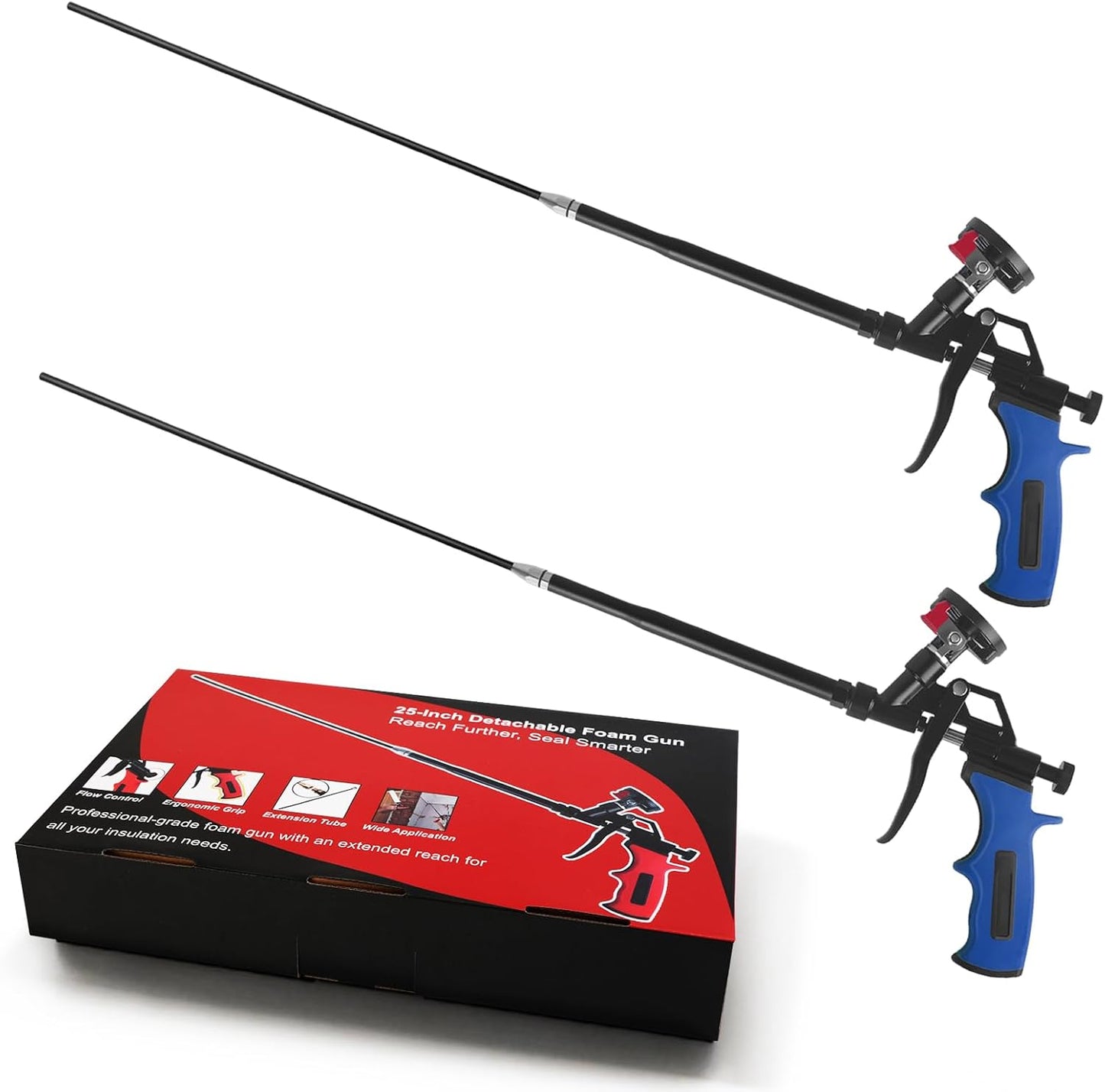 Pistola espuma 25pulg pack 2 antiadherente