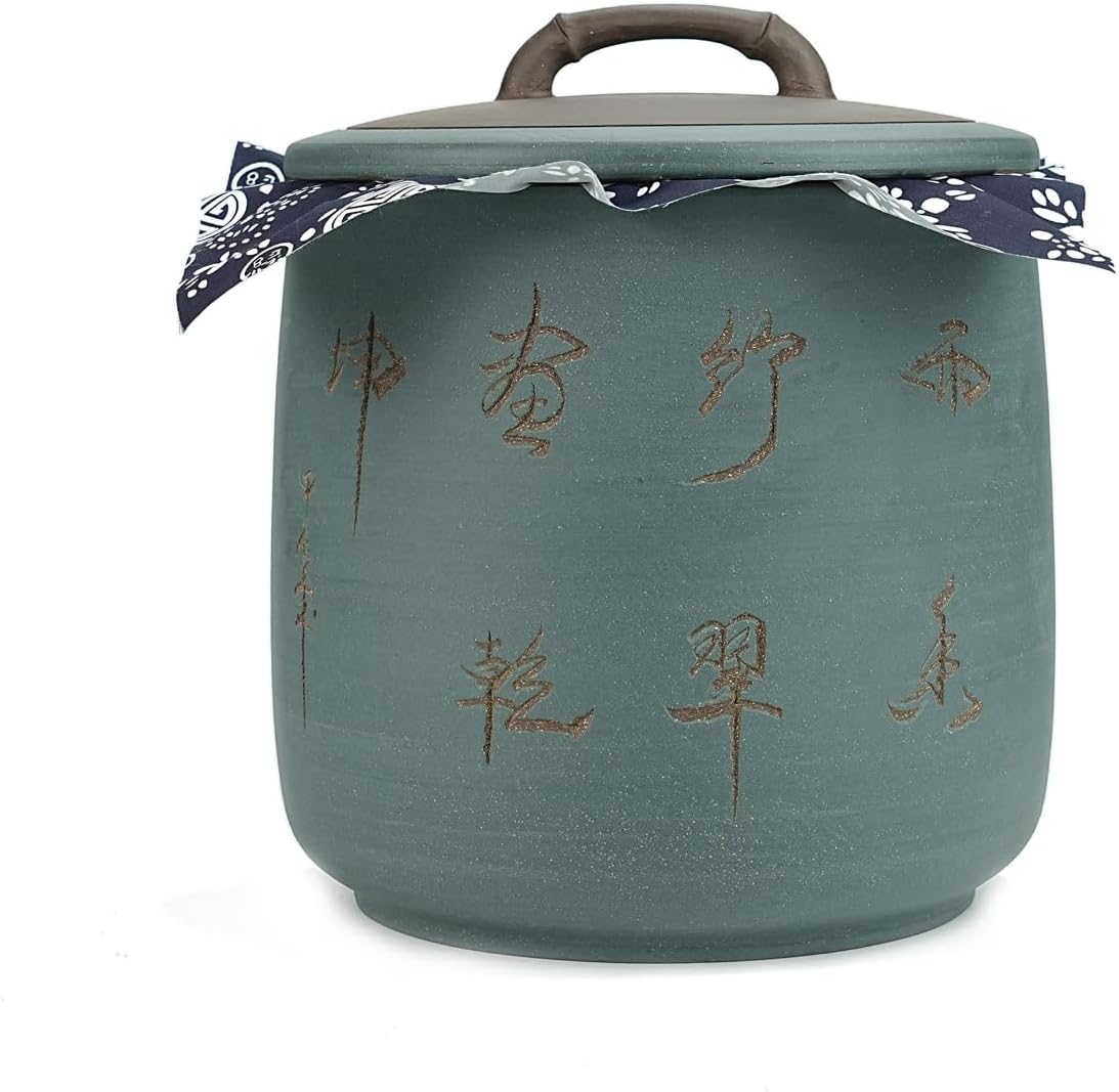Recipiente de arcilla 8 litros para té Puerh y alimentos secos