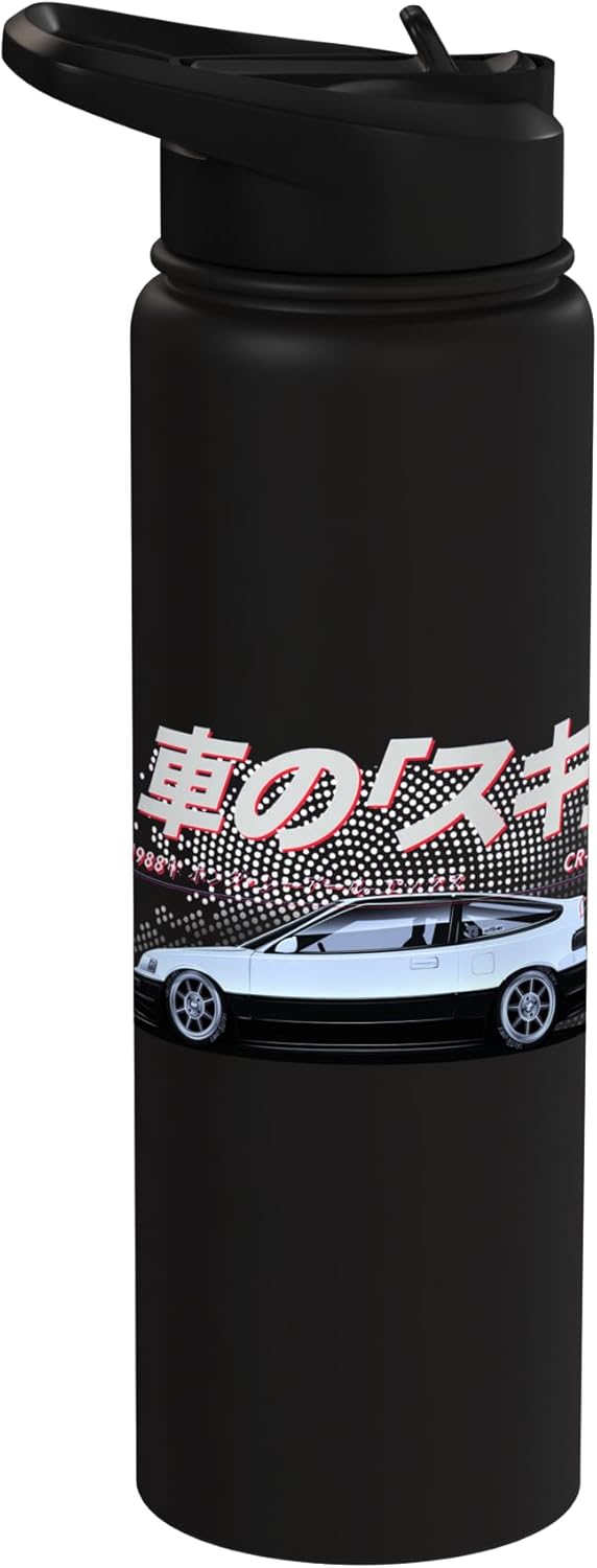Botella de agua acero inoxidable CR-X coche japonés 80s