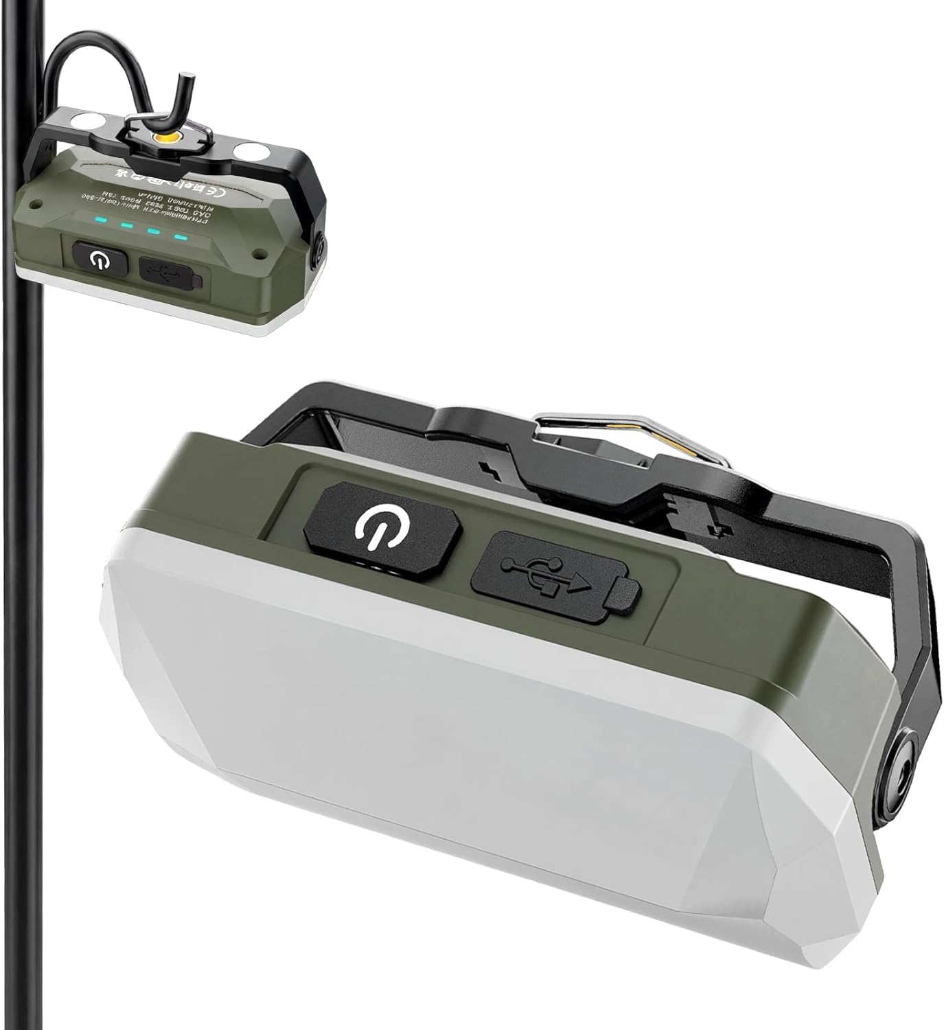 Linterna LED recargable magnética impermeable 3 temperaturas