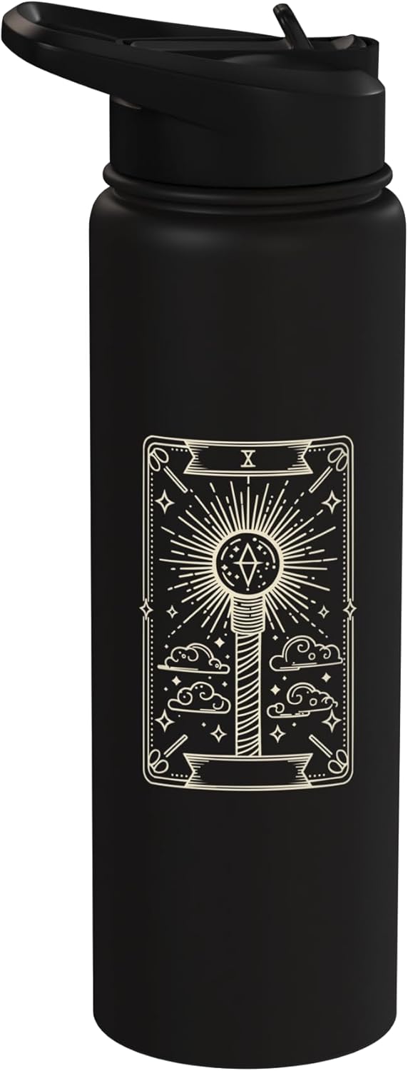 Botella de agua acero inoxidable sin BPA con luz Kpop