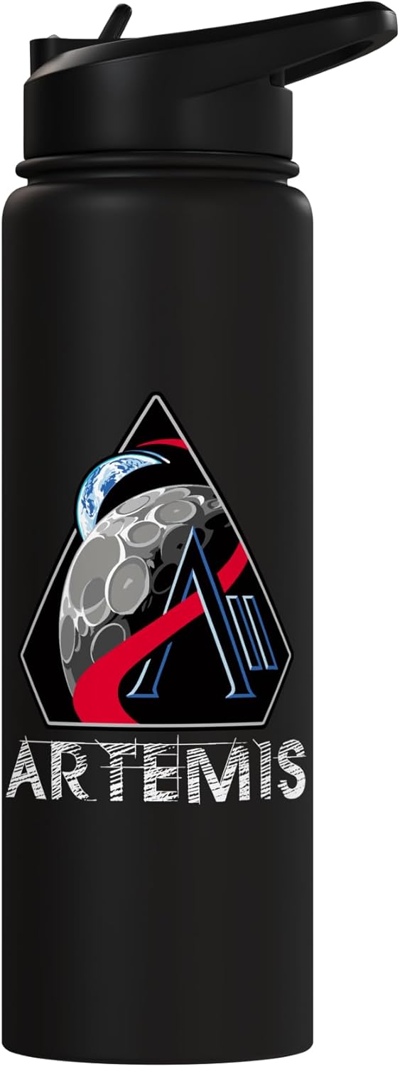 Botella de agua aislada Artemis 2 To The Moon And Beyond