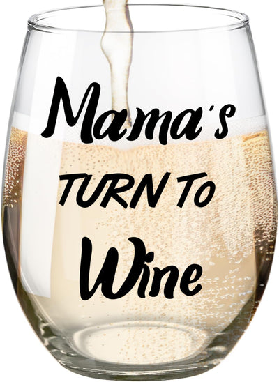 Vaso de vino sin tallo Fatbaby regalo divertido para mamá
