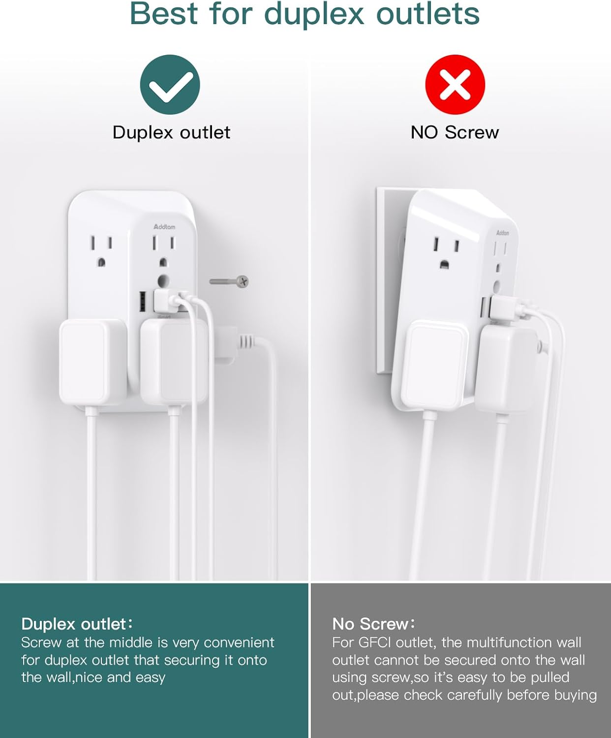 Extensor con 6 tomas, 4 USB y 1800J para oficina 2 Pzas