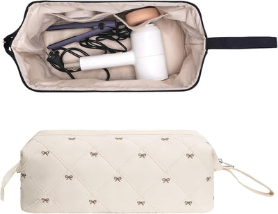 Bolsa acolchada herramientas cabello mujer viaje