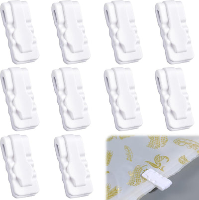 10 Clips Sellado Bolsas Al Vacío Reutilizables