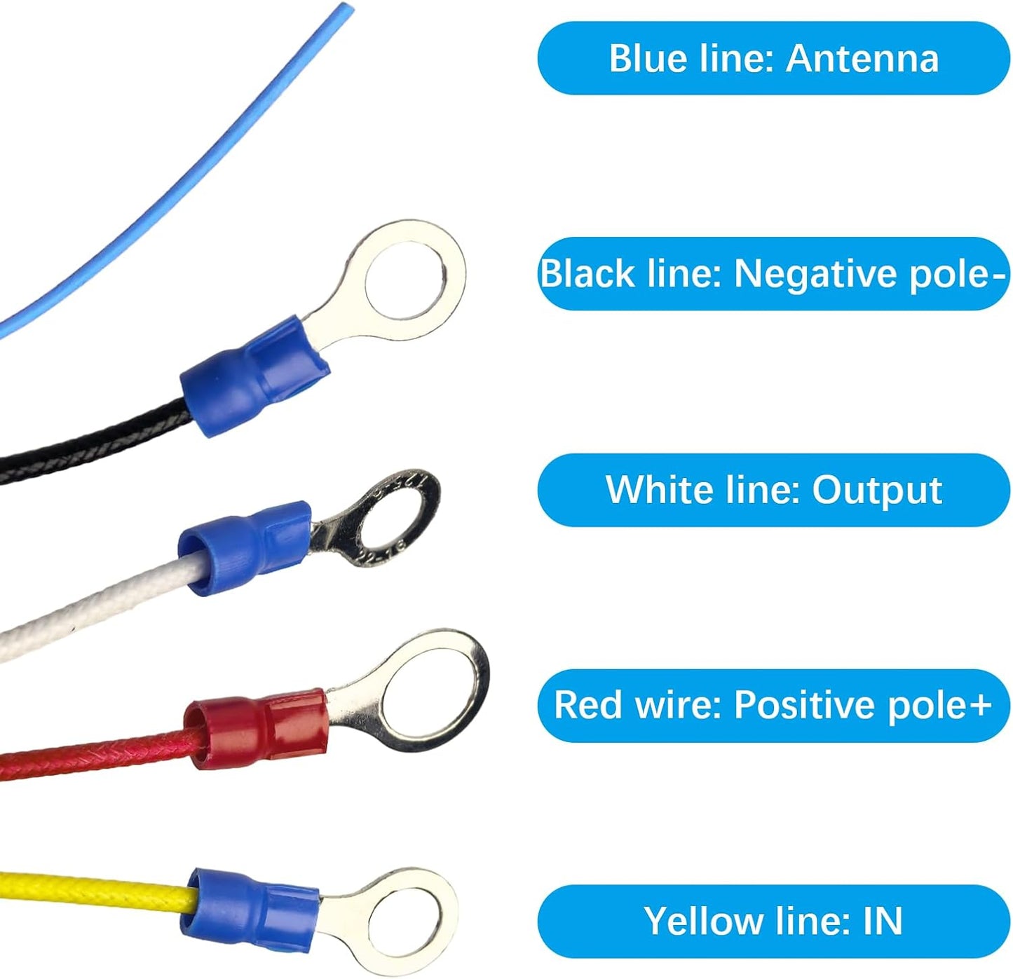 Kit control remoto cabrestante 12/24V universal impermeable