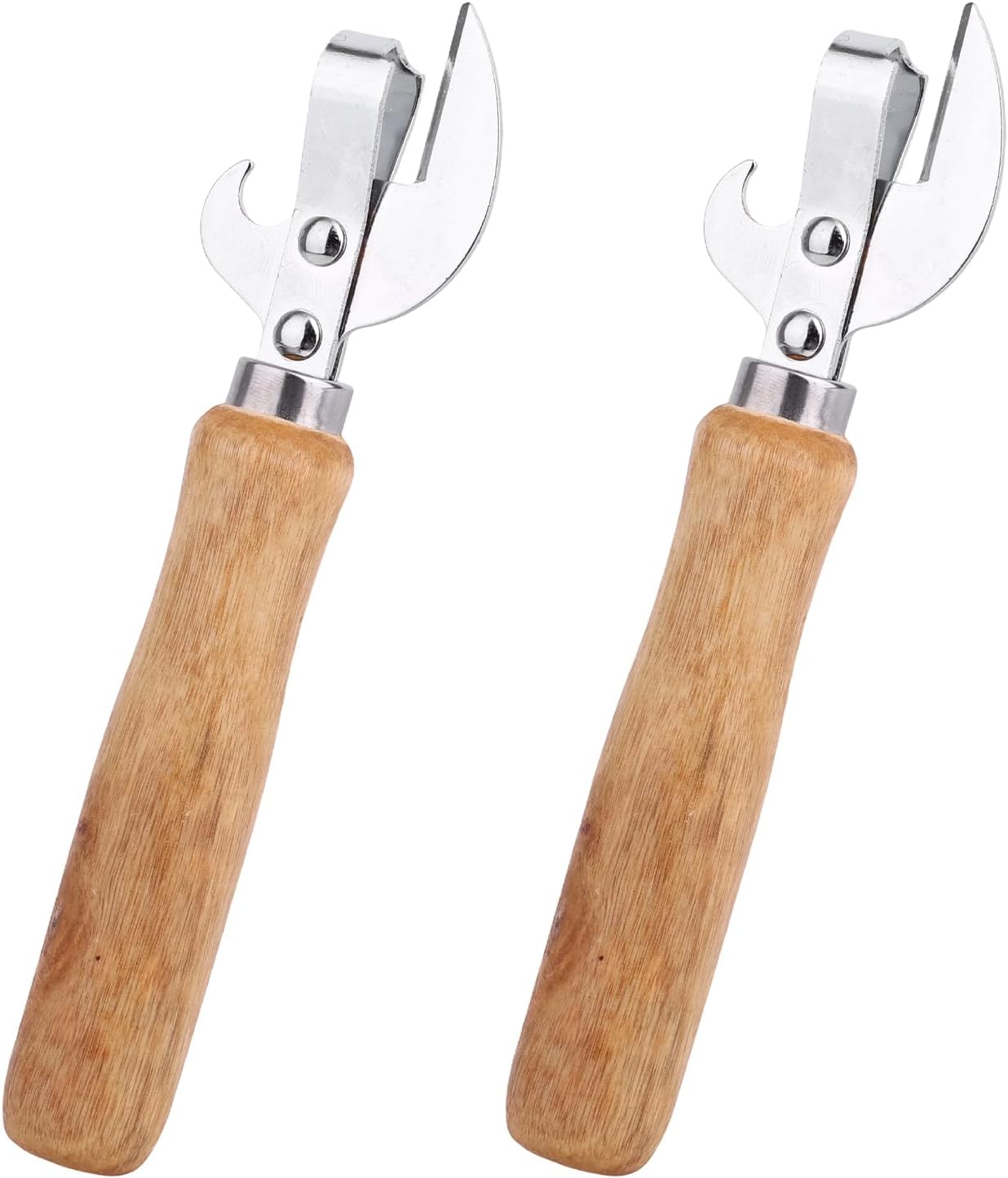 Abrelatas manual mango madera corte lateral cocina compacta