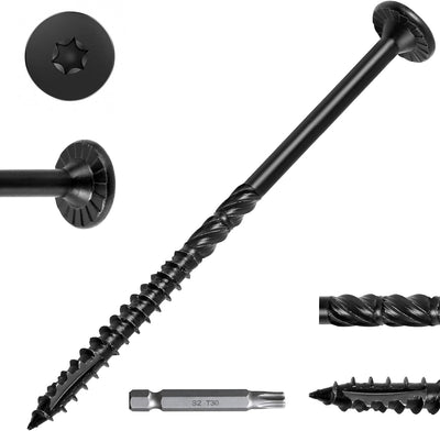 Tornillos madera Star Drive resistentes 6pulg 1000uds