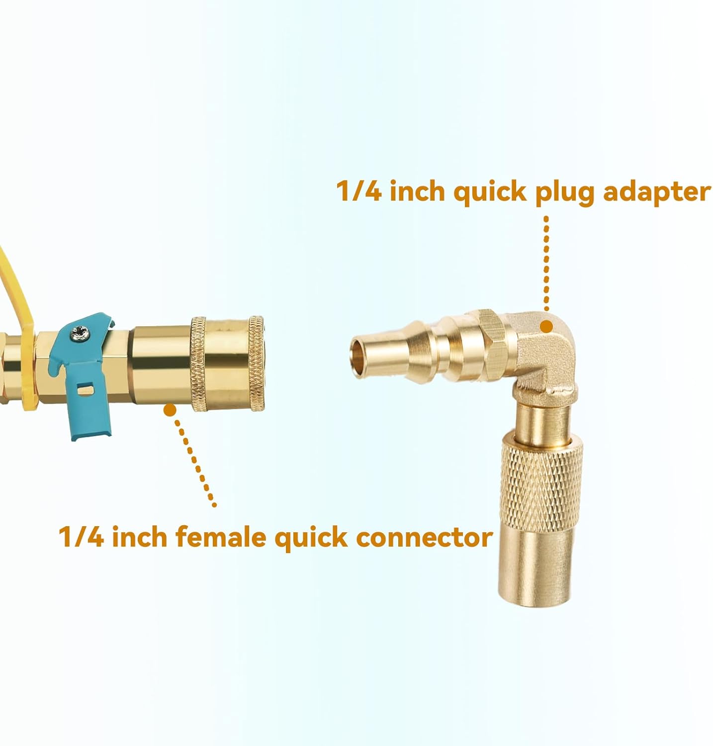 Adaptador RV 1/4pulg codo Blackstone 17-22pulg
