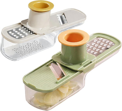 Juego de dos piezas para cortar ajo finamente, mini molinillo de ajo
