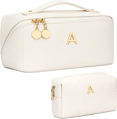 Bolsa organizadora maquillaje viaje con divisor transparente