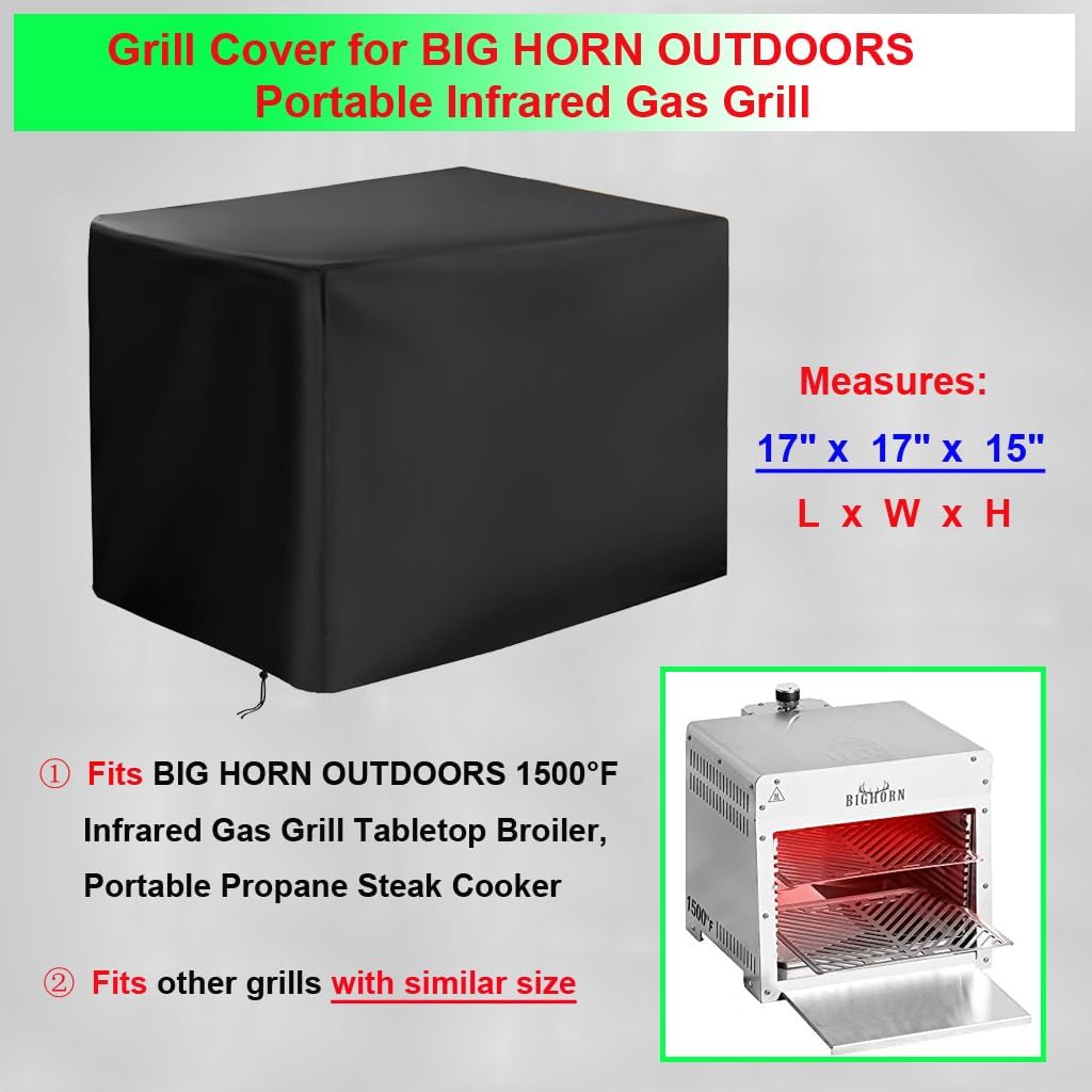 Cubierta parrilla infrarroja Bighorn 600D impermeable