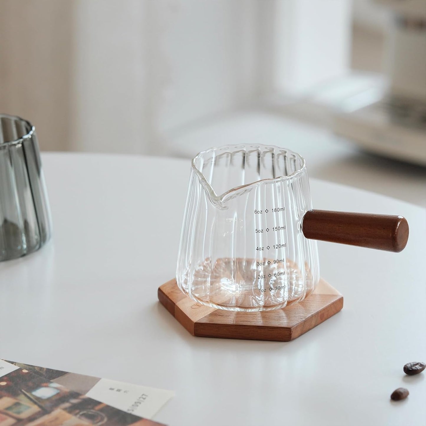 Taza espresso 6oz con boquilla V y medidor