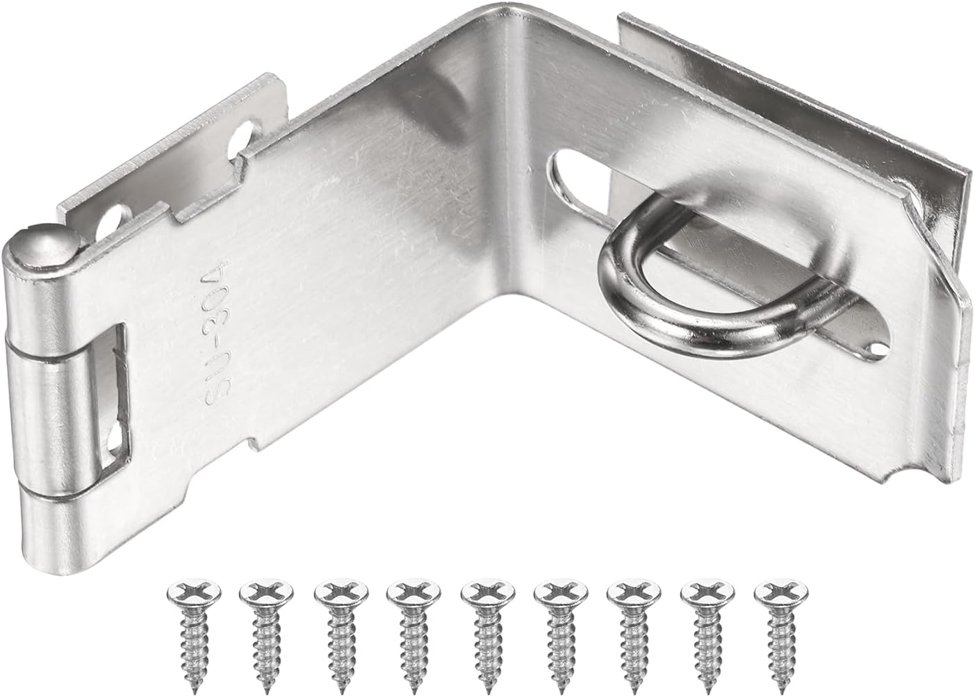 Pestillo cerrojo puerta 5pulg acero inox 90grados