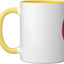 Taza Cerámica Amarillo/Blanco