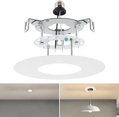 Kit convertidor luz empotrada a colgante adaptador E26 5-6pulg