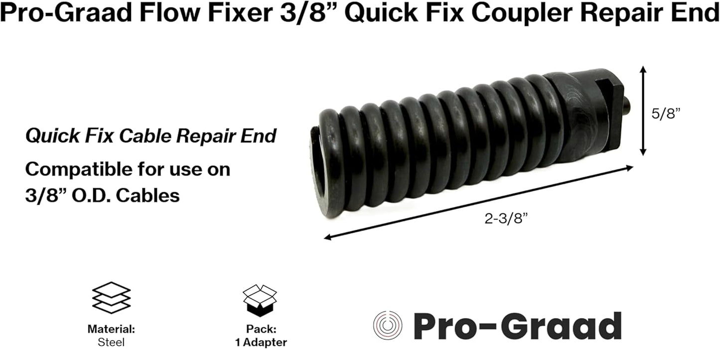 Acoplamiento reparación cables comp 3/8 pulg RIDGID
