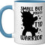Taza cerámica para diabetes tipo 1 azul/blanco