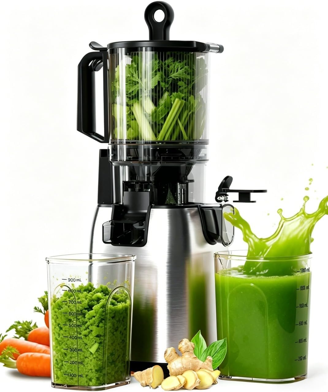 Exprimidor frío acero inox con base 5.4pulg