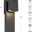 Lámpara pared LED IP65 exterior 16W 3000K negro para porche
