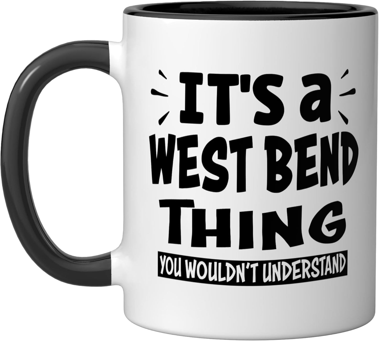 Taza cerámica West Bend Trip Lover Thing You Wouldn't Understand Negro/Blanco