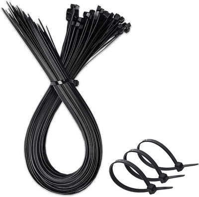 Bridas nailon negro 0.36x36pulg 15 pzas resistente UV