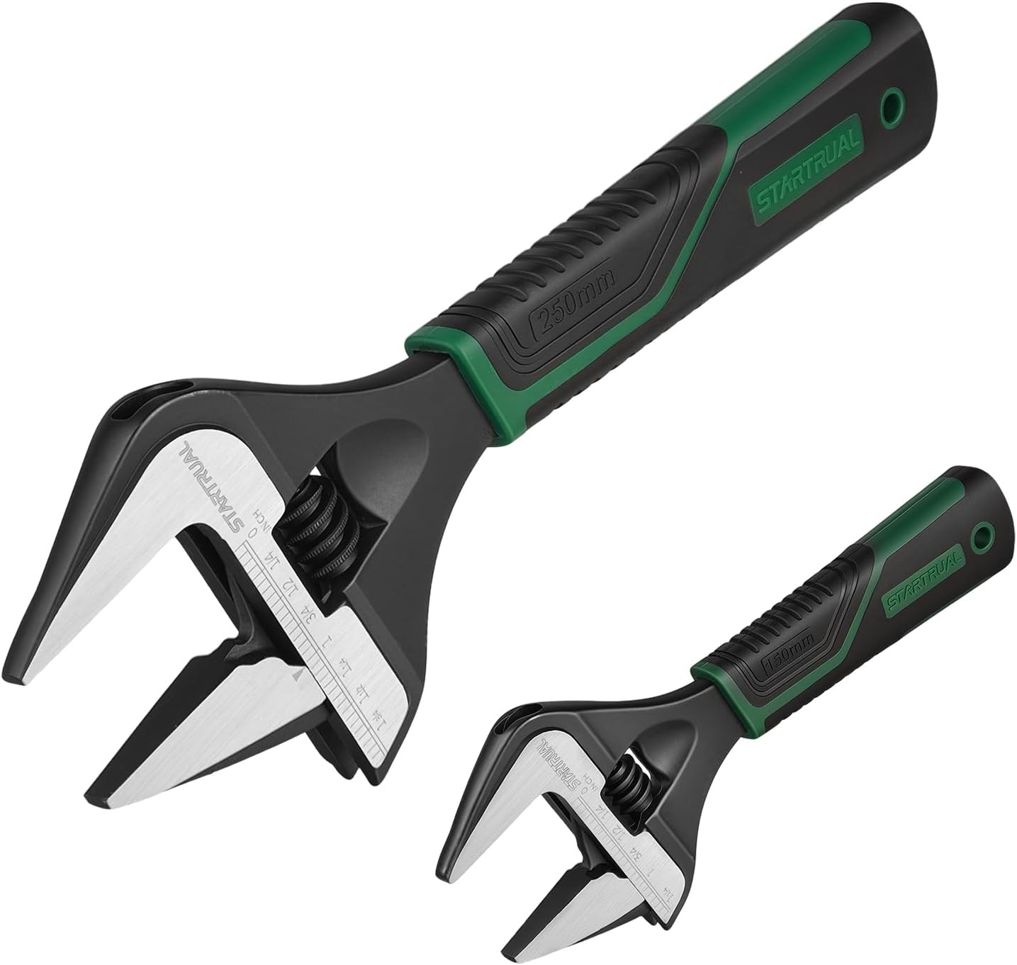 Llave ajustable mandíbula 6-10pulg óxido negro acero CrV