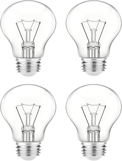 Bombillas halógenas A19 E26 43W 120V set 4
