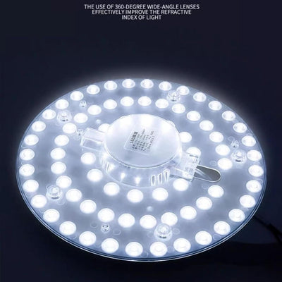 Kit retrofit luz LED para ventilador techo 9 pulg 36W
