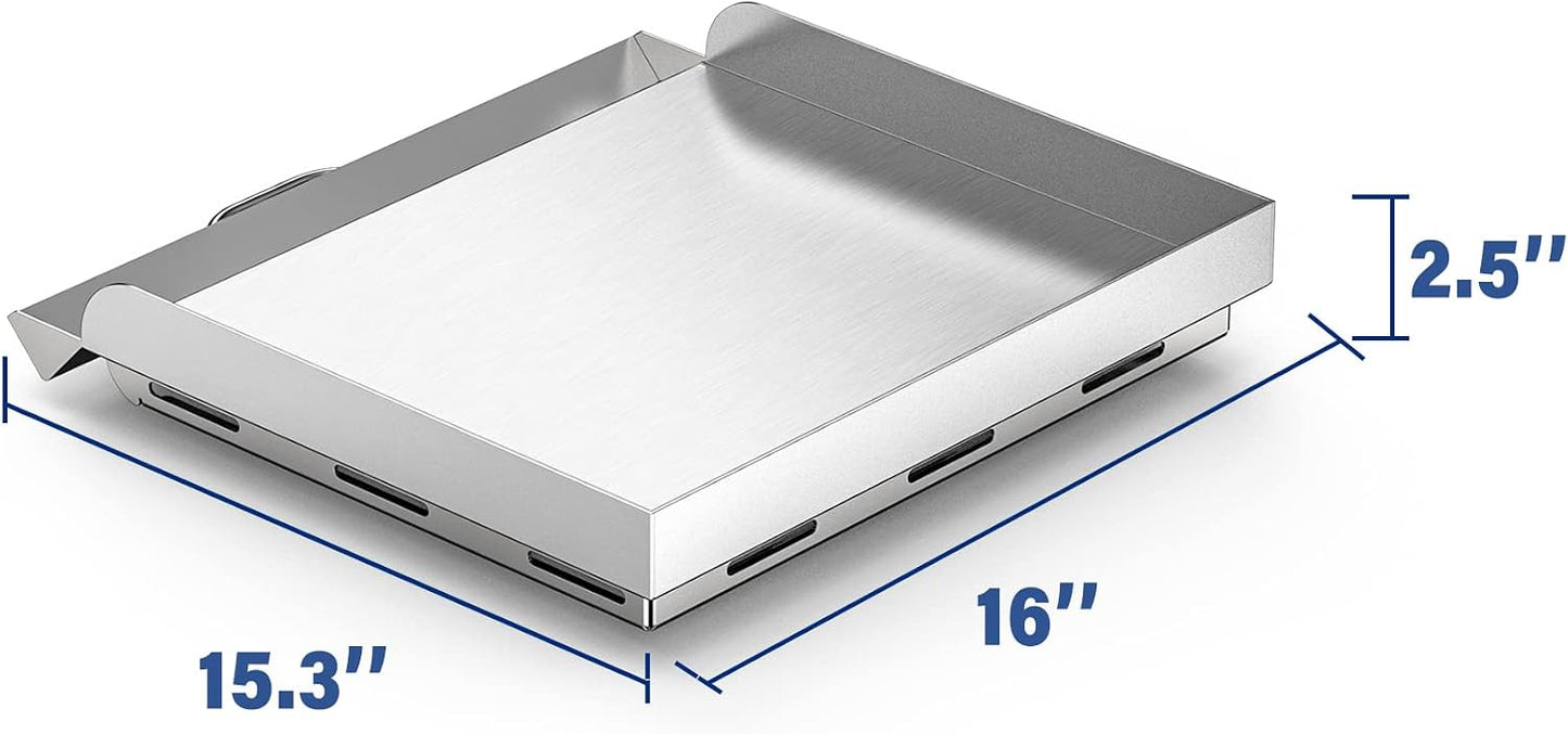 Plancha freír universal 14x16pulg para estufas 14pulg camping