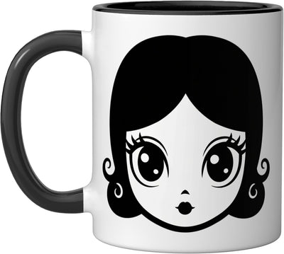 Taza Cerámica Virgo Astronomía Negro/Blanco
