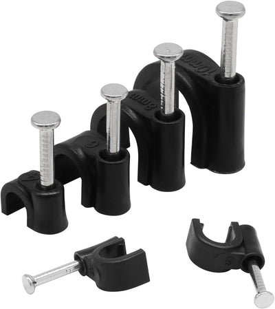 400 Clips Cable Pared Acero 0.157-0.394pulg
