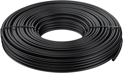Tubo riego goteo 1/4 50ft negro polietileno jardín