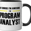 Taza Cerámica para Analista Programa Negro/Blanco