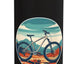 Botella de agua acero inoxidable aislada para entusiasta de bicicleta de montaña