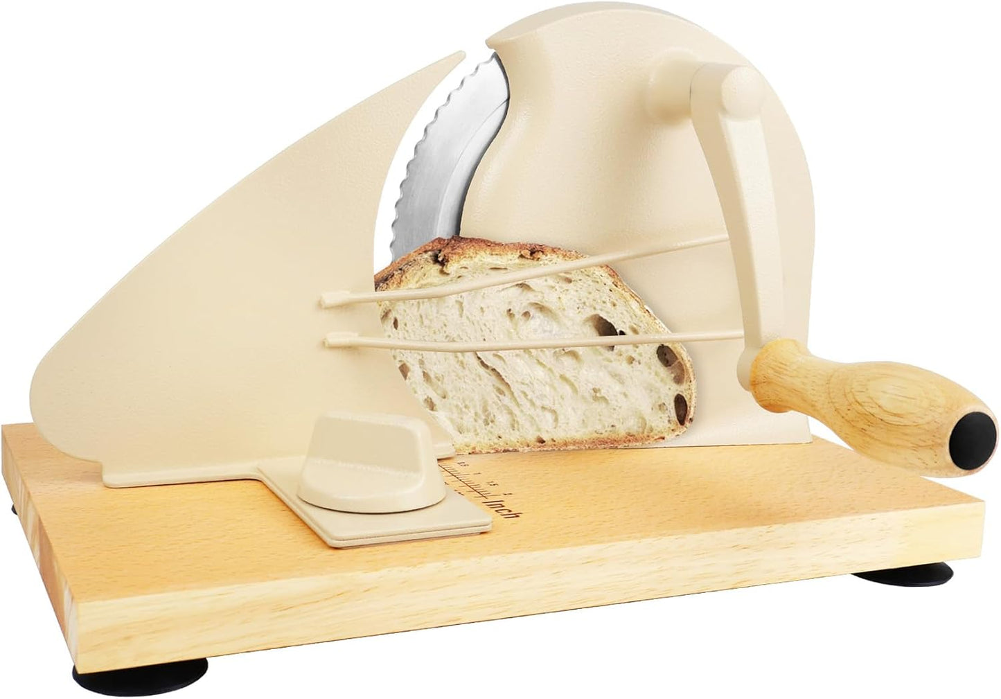 Cortador pan masa madre ajustable acero inox
