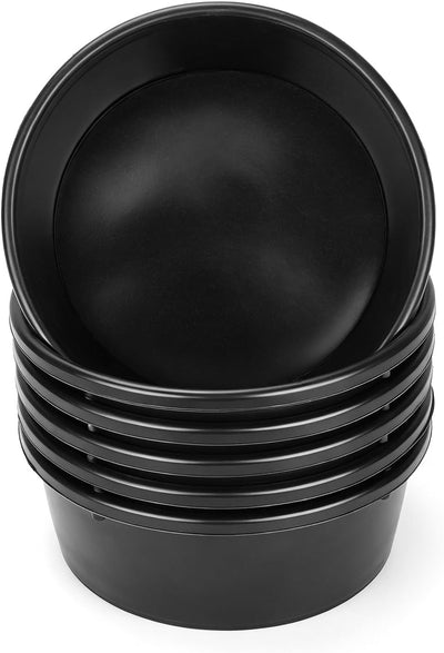 6 bandejas goma para alimentación caballo 1gal 10.6x4.1pulg