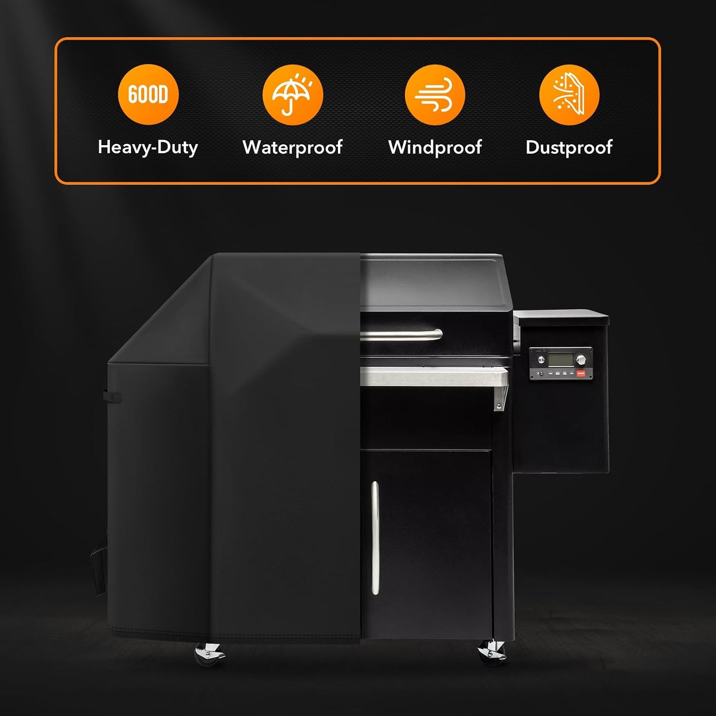 Cubierta poliéster 600D Traeger Silverton 810 XL resistente