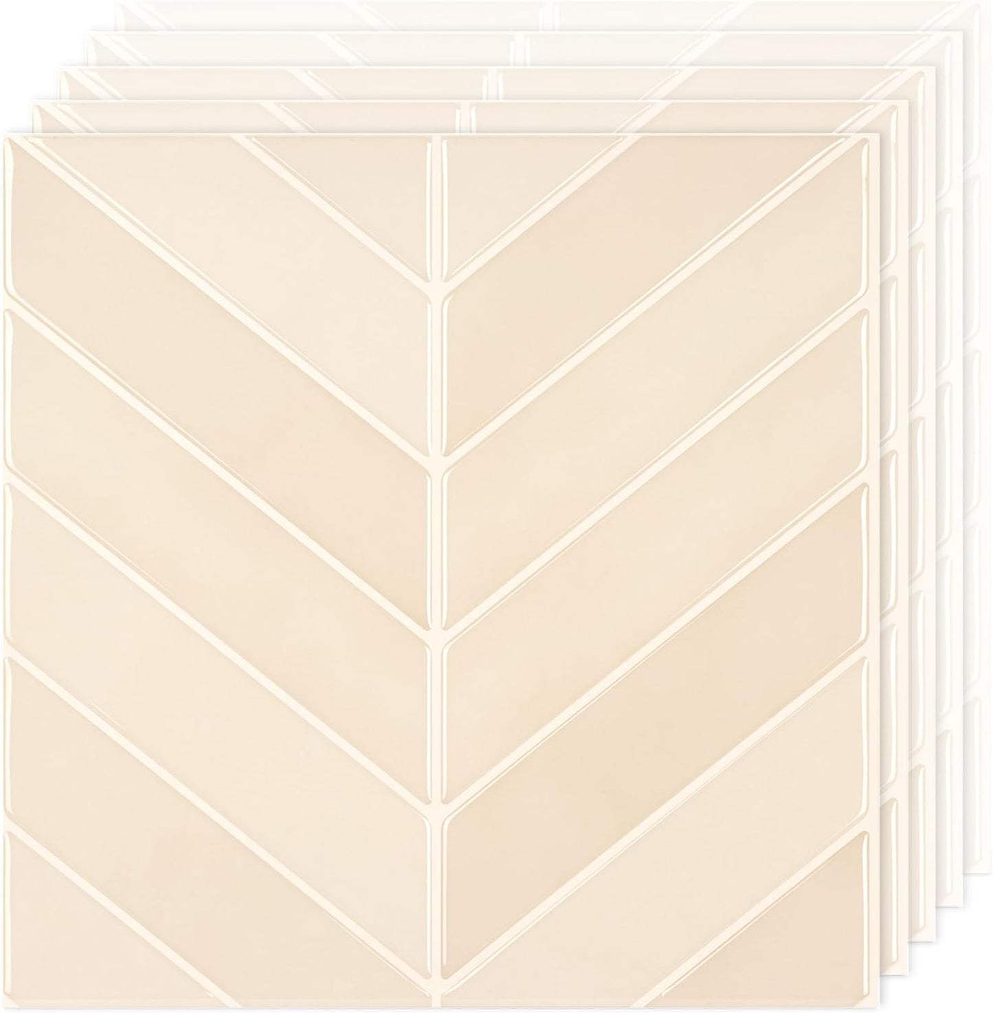 5 Azulejos 3D Pegar y Pesar para Cocina Baño Chimenea