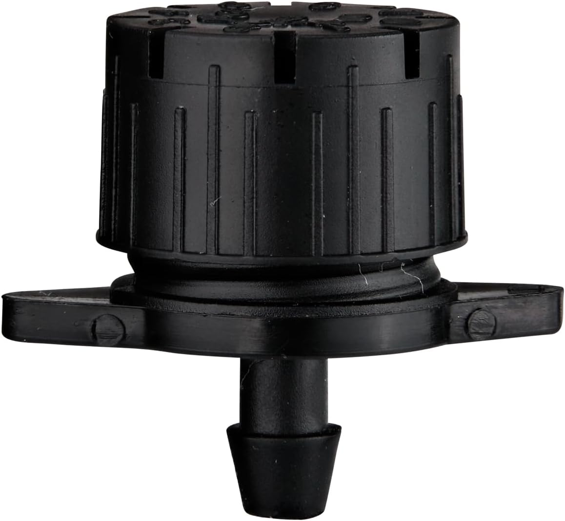 Burbujero flujo ajustable 8 corrientes 1/4pulg paquete 5 negro