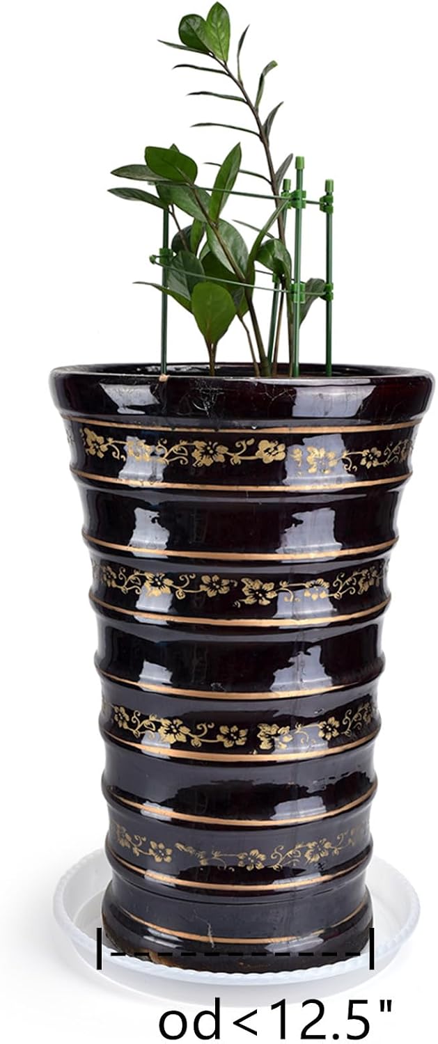 6 Pzas Platillos Plástico 12pulg Impermeable para Plantas