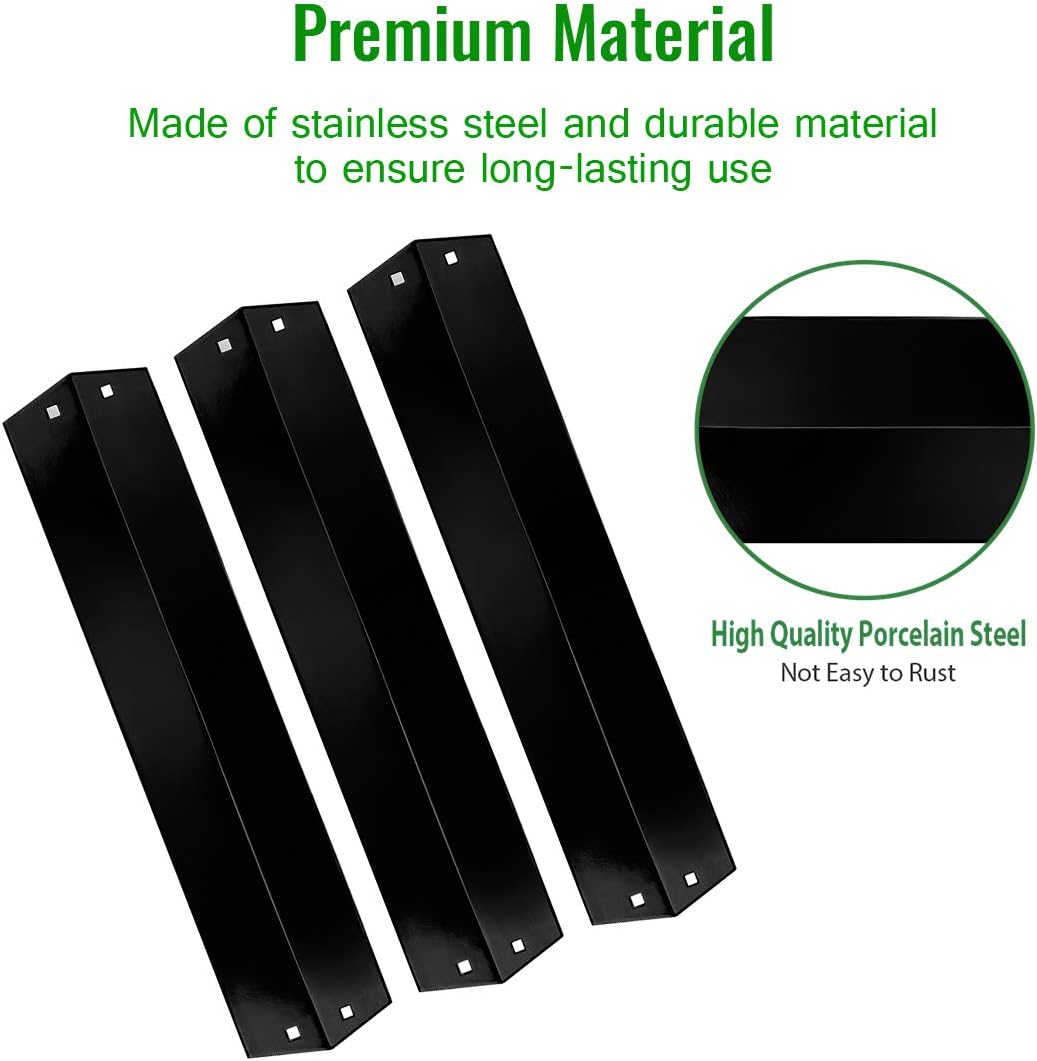 Piezas parrilla repuesto deflector King Griller negro