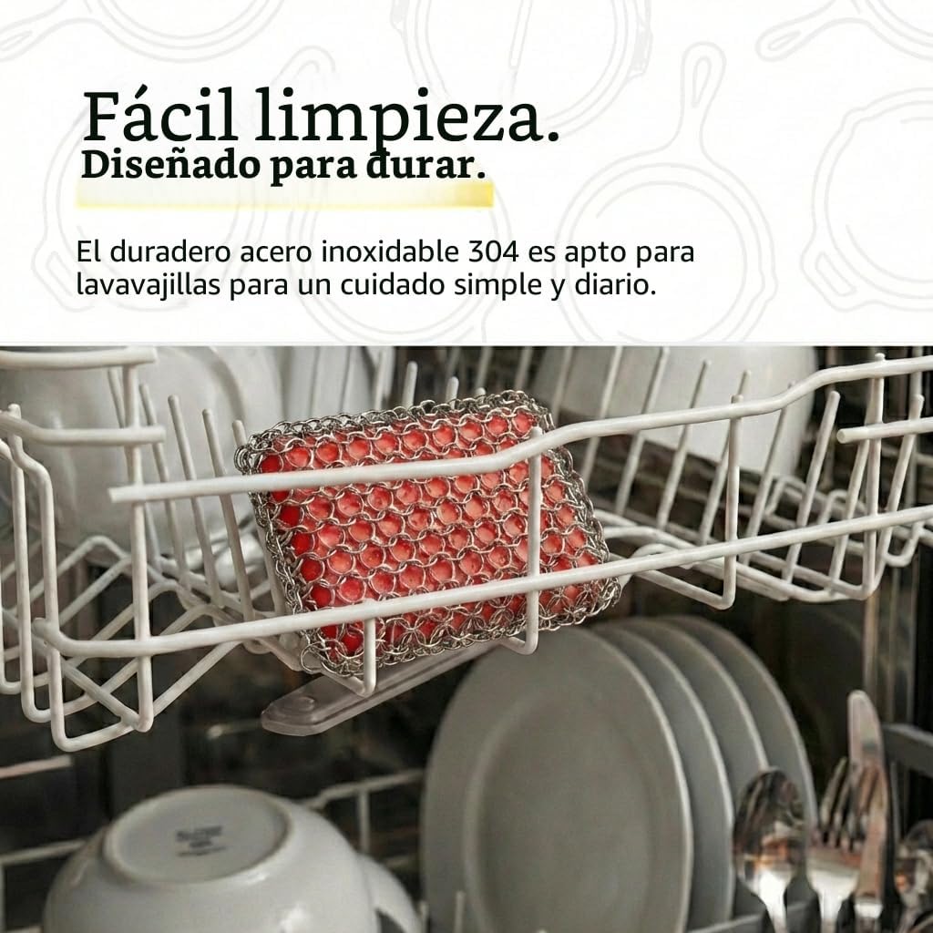 Esponja restregar 1 unidad color rojo