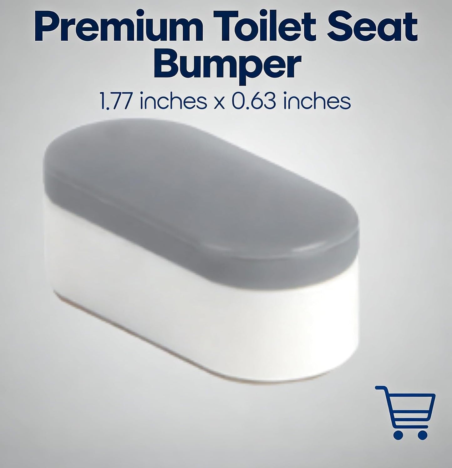 5 Parachoques Asiento Inodoro Antiderrapante Distribuye Peso