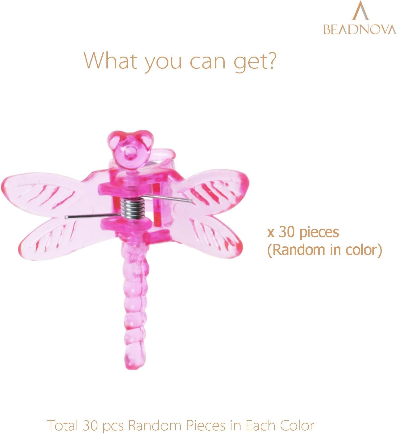 Clips para plantas libélula 30 pzas soporte orquídeas vides