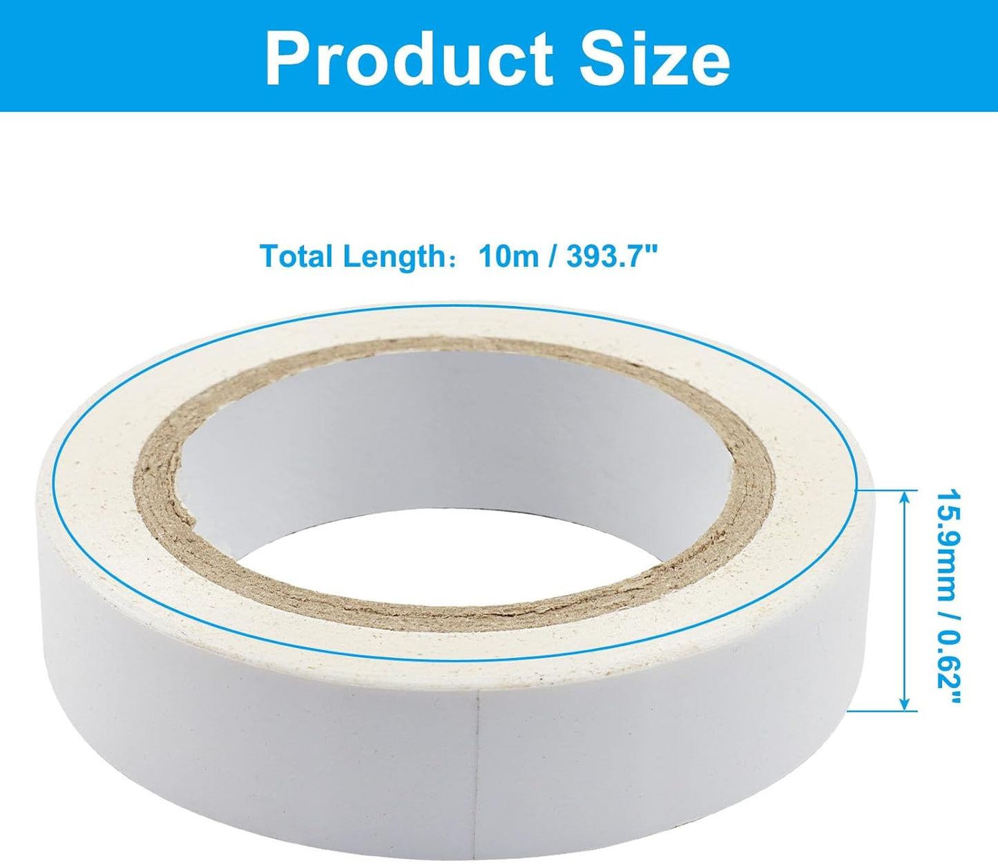 Pack 3 Cintas Eléctricas PVC 0.62pulg x 32.8pies Impermeables
