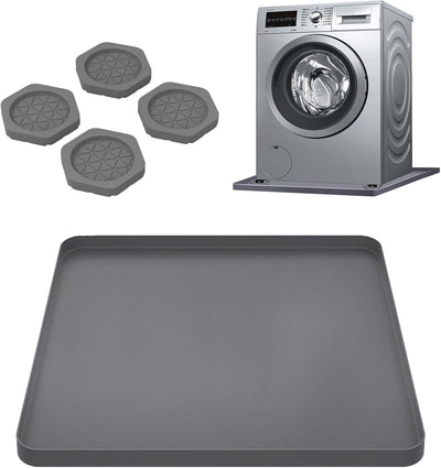 Bandeja drenaje lavadora 4 almohadillas silicona antideslizante