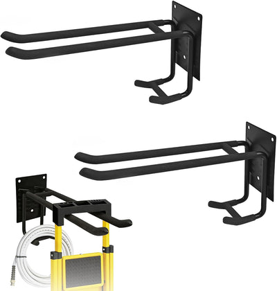 Pack 2 Ganchos Acero Resistente Pared Dos Neumáticos